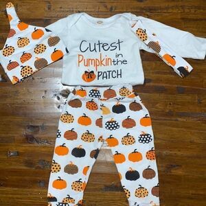 Fall Outfit • Size 80 // 12-18M • Cutest Pumpkin In The Patch 🎃